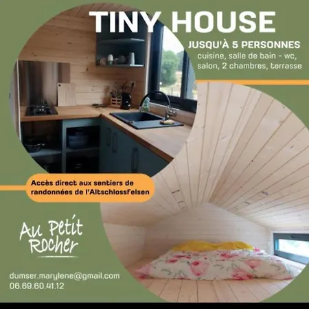 مكان تخييم Au Petit Rocher *